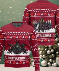 Akatsukimas Akatsuki Shippuden Ugly Christmas Sweater Akatsukimas Akatsuki Shippuden Ugly Christmas Sweater