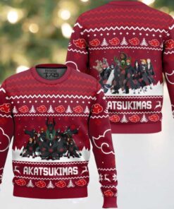Akatsukimas Akatsuki Shippuden Ugly Christmas Sweater Akatsukimas Akatsuki Shippuden Ugly Christmas Sweater