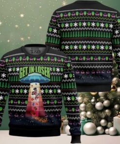 Alien Kidnaps Santa Claus Ugly Christmas Sweater Alien Kidnaps Santa Claus Ugly Christmas Sweater