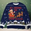 I Got That Hot Dog In Me Ugly Christmas Sweater