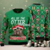 All I Want For Christmas Is Raccoons Ugly Christmas Sweater Green Most All I Want For Christmas Is Raccoons Ugly Christmas Sweater Green Most