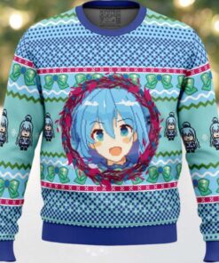 Aqua KonoSuba Ugly Christmas Sweater