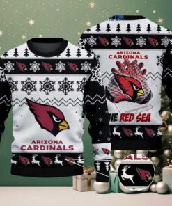 Arizona Cardinals The Red Sea Christmas Ugly Sweater