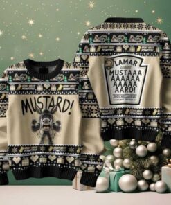 Army Black Knights Mustard Kendrick Lamar Christmas Ugly Sweater