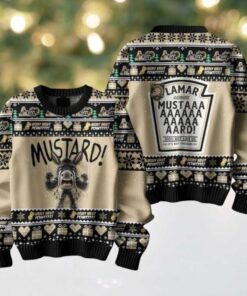 Army Black Knights Mustard Kendrick Lamar Christmas Ugly Sweater