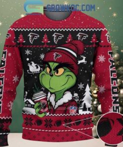 Atlanta Falcons Grinch Stolen Christmas 2025 Grinchmas Ugly Sweater
