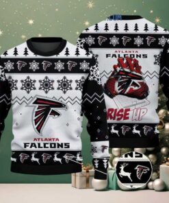 Atlanta Falcons Rise Up Christmas Ugly Sweater