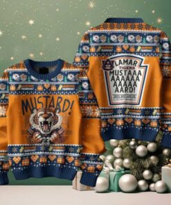 Auburn Tigers Mustard Kendrick Lamar Christmas Ugly Sweater