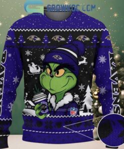 Baltimore Ravens Grinch Stolen Christmas 2025 Grinchmas Ugly Sweater Baltimore Ravens Grinch Stolen Christmas 2025 Grinchmas Ugly Sweater