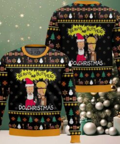 Beavis And Butthead Do Ugly Christmas Sweater Beavis And Butthead Do Ugly Christmas Sweater
