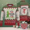 Red & Green Christmas Tree Pattern “Bad Bunny Trophy Season” Ugly Christmas Sweater