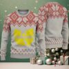 Brown Chevron Knit “Bad Bunny Un Halloween Sin Ti” Ugly Christmas Sweater