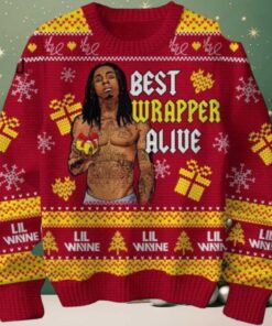 Best Wrapper Aliue Lil Wayne Christmas Ugly Sweater