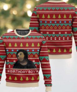 Birthday Boy Potato Jesus Ugly Christmas Sweater Birthday Boy Potato Jesus Ugly Christmas Sweater