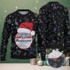 Brown Snowflake & Reindeer Pattern “Wu Tang Clan Christmas Edition” Ugly Sweater