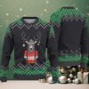Red & Green South Park Characters with Christmas Gifts Tree Pattern – Vintage Ugly Christmas Sweater