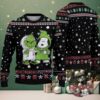 Red and White Geometric Snowflake Pattern “Jameson Irish Whiskey” Ugly Christmas Sweater