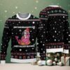 Green Ugly Christmas Sweater with White Snowflake Pattern Featuring Chivas Pumas Logo