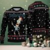 Dark Green Beige Geometric Pattern Baby Yoda Star Wars Ugly Christmas Sweater