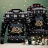 Gray and Red Reindeer Snowflake Bud Light Seltzer Ugly Christmas Sweater