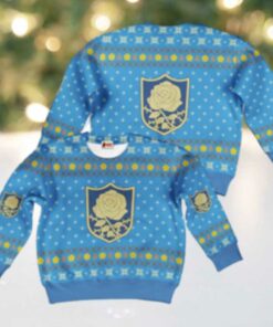Blue Rose Ugly Christmas Black Clover