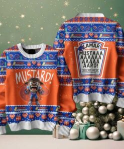 Boise State Broncos Mustard Kendrick Lamar Christmas Ugly Sweater