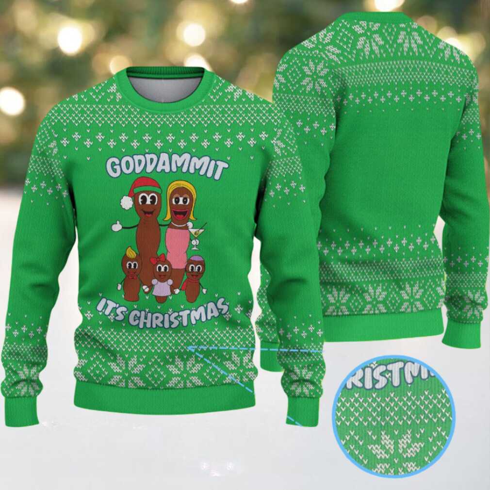Bright Green “Goddammit It’s Christmas” South Park Mr. Hankey Snowflake Pattern – Vintage Ugly Christmas Sweater Bright Green “Goddammit It’s Christmas” South Park Mr. Hankey Snowflake Pattern – Vintage Ugly Christmas Sweater