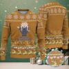 Maroon & White South Park Main Characters with Snowflake Tree Pattern – Vintage Ugly Christmas Sweater
