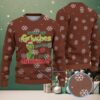 Beige & Red Snowflake Pattern “Busch Light Drunk Gnome” Ugly Christmas Sweater