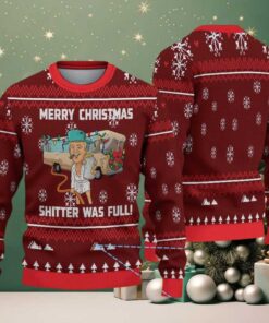 Burgundy Snowflake & Christmas Tree Pattern Donald Trump “Merry Christmas Shitter Was Full” Ugly Christmas Sweater Burgundy Snowflake & Christmas Tree Pattern Donald Trump “Merry Christmas Shitter Was Full” Ugly Christmas Sweater