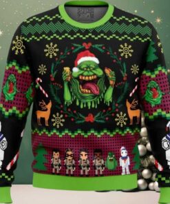 Bustin Christmas Ghostbusters Ugly Christmas Sweater