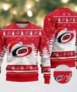 Carolina Hurricanes NHL Pattern Special Ugly Christmas Sweater Gift For Holiday 2025