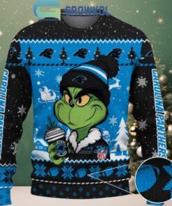 Carolina Panthers Grinch Stolen Christmas 2025 Grinchmas Ugly Sweater Carolina Panthers Grinch Stolen Christmas 2025 Grinchmas Ugly Sweater