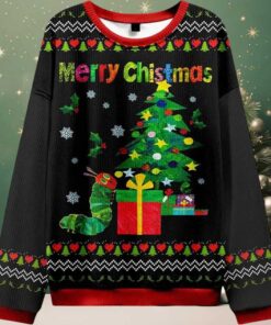 Caterpillar Ugly Christmas Sweater Caterpillar Ugly Christmas Sweater