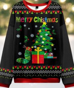Caterpillar Ugly Christmas Sweater Caterpillar Ugly Christmas Sweater