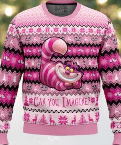 Cheshire Cat Alice in Wonderland Ugly Christmas Sweater