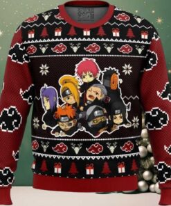 Chibi Akatsuki Ugly Christmas Sweater