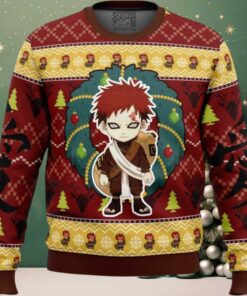 Chibi Gaara Shippuden Ugly Christmas Sweater