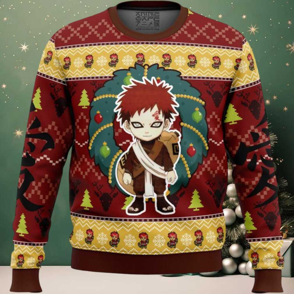Chibi Gaara Shippuden Ugly Christmas Sweater Chibi Gaara Shippuden Ugly Christmas Sweater