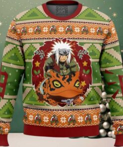 Chibi Jiraiya Shippuden Ugly Christmas Sweater