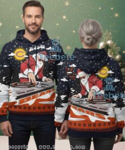 Chicago Bears Dj Santa Claus Ugly Christmas 3D Print Hoodie, hoodie, sweater, long sleeve and tank top Chicago Bears Dj Santa Claus Ugly Christmas 3D Print Hoodie