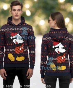 Chicago Bears Mickey Mouse Santa Ugly Christmas Sweater 3D Hoodie Chicago Bears Mickey Mouse Santa Ugly Christmas Sweater 3D Hoodie