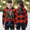 Green Bay Packers Christmas Snow Forest Ugly 3D Hoodie Green Bay Packers Christmas Snow Forest Ugly 3D Hoodie