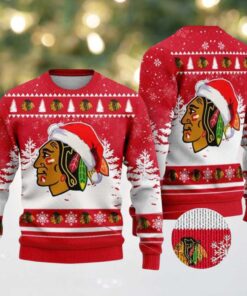 Chicago Blackhawks NHL Pattern Special Ugly Christmas Sweater Gift For Holiday 2025