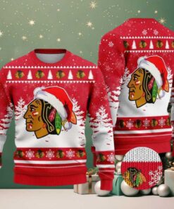 Chicago Blackhawks NHL Pattern Special Ugly Christmas Sweater Gift For Holiday 2025