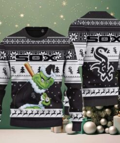 Chicago White Sox Grinch Stolen Ugly Christmas Sweater