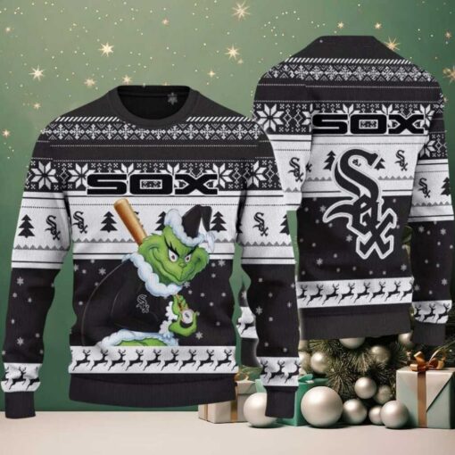 Chicago White Sox Grinch Stolen Ugly Christmas Sweater