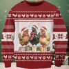 2025 Chrismas Is Better On The Farm Santa Ugly Christmas Sweater