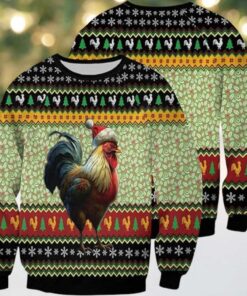 Chicken In The Barn Ugly Christmas Sweater For Men And Women Farm Ugly Sweater Christmas Fashion Winter 6428
