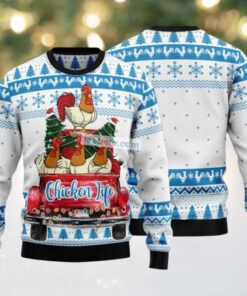 Chicken Life Xmas Tree Ugly Christmas Sweaters Matching White, hoodie, sweater, long sleeve and tank top Chicken Life Xmas Tree Ugly Christmas Sweaters Matching White